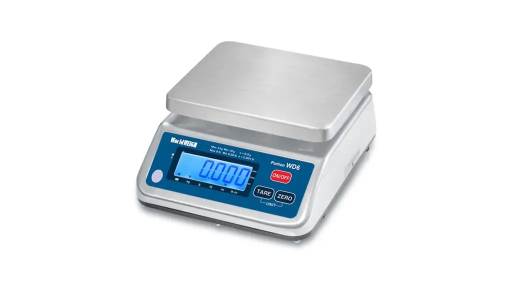 B-tek Worldweigh Portion Wd Series Washdown Scale Instruction Manual