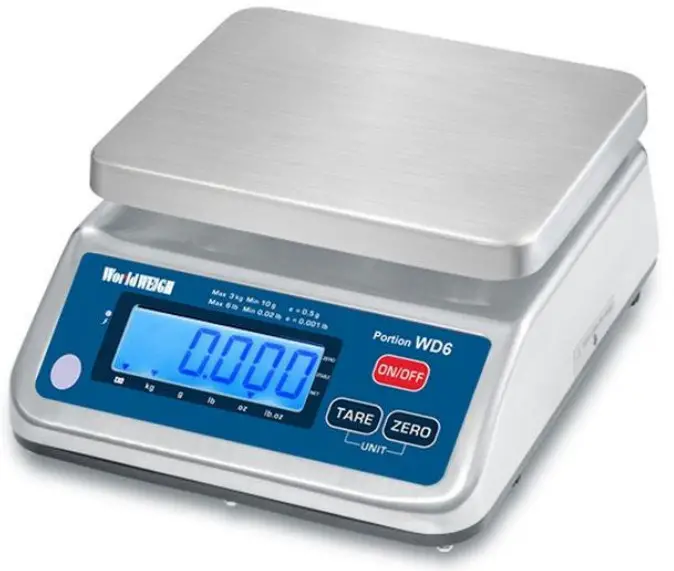 B-TEK WorldWEIGH Portion WD Series Washdown Scale