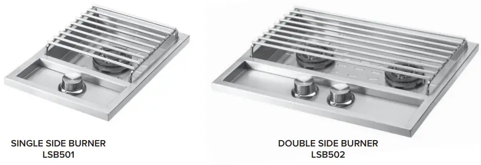 Lynx Grills LSB501 Sedona Single Side Burner - ACCESSORIES COVERED