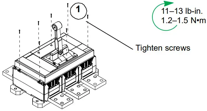 Schneider Electric PowerPacT R Frame and NS1600b NS3200 Circuit Breaker - Accessory Cover