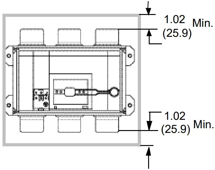 Schneider Electric PowerPacT R Frame and NS1600b NS3200 Circuit Breaker - Minimum Clearance