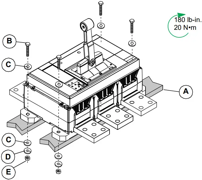 Schneider Electric PowerPacT R Frame and NS1600b NS3200 Circuit Breaker - circuit breaker