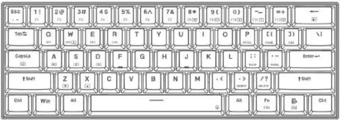 REDRAGON-Caraxes-Pro-Exclusive-X1-2-Big-Keycap-Mechanical-Keyboard-FIG-1