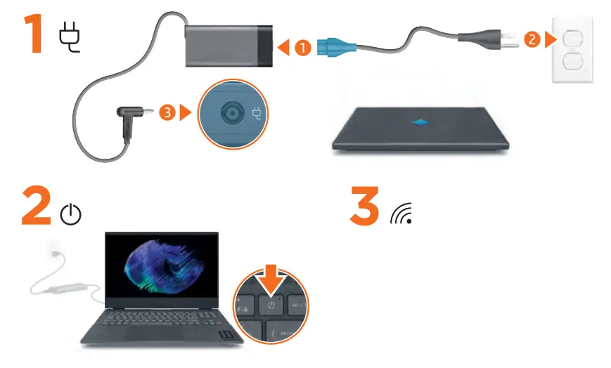 hp OMEN Touchscreen Gaming Laptop - Setup instructions