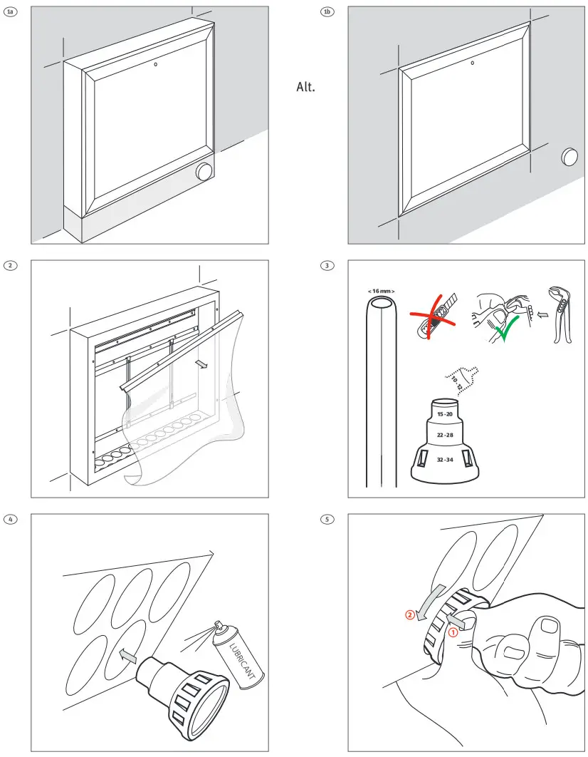Roth 1150 mm Universal GV Distributor Cabinet - Roth Fordelerskap