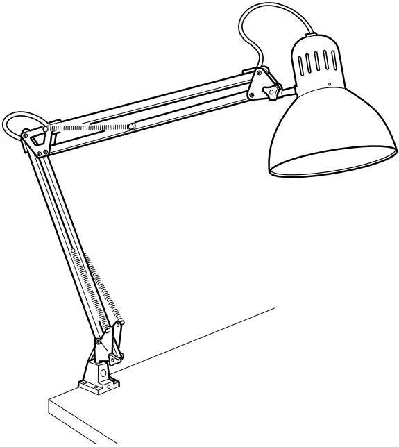 IKEA TERTIAL Work Lamp Dark grey A0