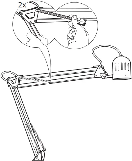 IKEA TERTIAL Work Lamp Dark grey B6