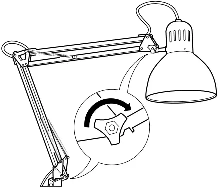 IKEA TERTIAL Work Lamp Dark grey B8