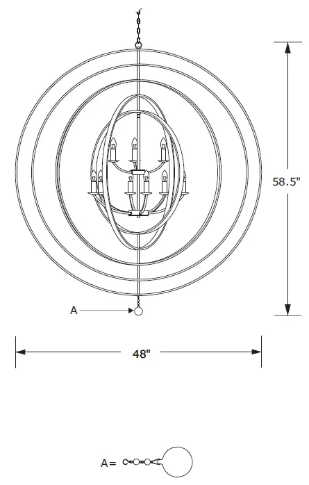 CRYSTORAMA-587-SA-Luna-Nine-Light-Chandelier-FIG-1