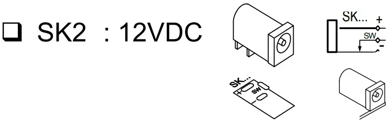 velleman WSHA8086 Telephone Ring Detector with Relay Output - DC jack