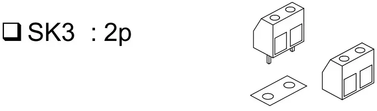 velleman WSHA8086 Telephone Ring Detector with Relay Output - Terminal blocks