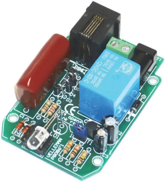 velleman WSHA8086 Telephone Ring Detector with Relay Output