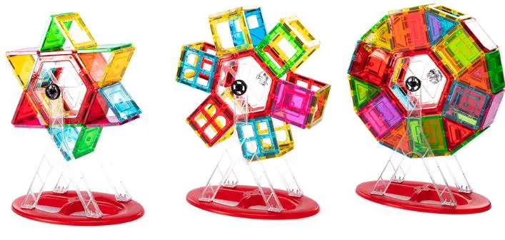 anko 43289288 Magnetic Tiles Ferris Wheel Set-PRODUCT