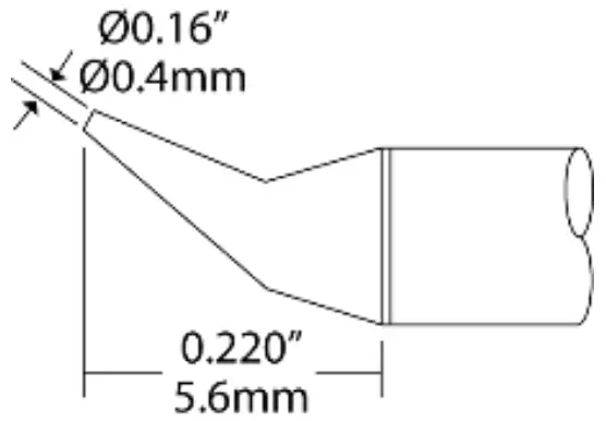 Ultra-Fine Tweezer Cartridge - Conical