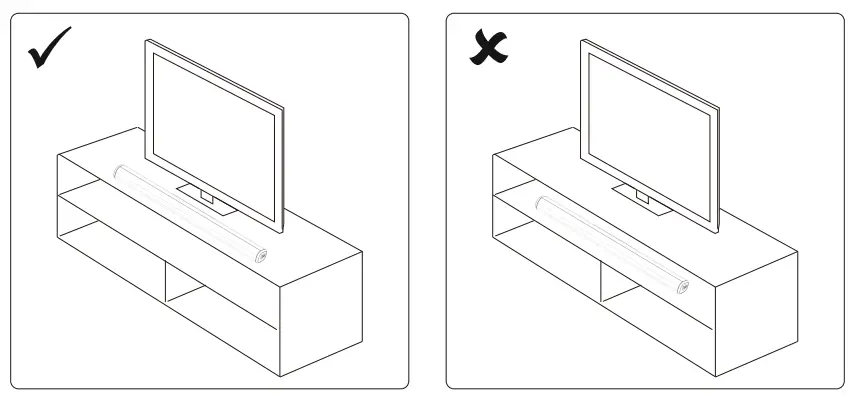 Positioning the Sound Bar