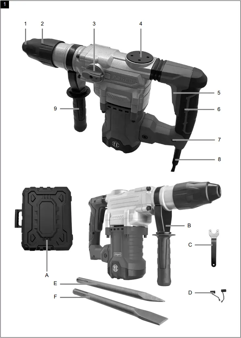scheppach DH1600Max - Fig. 1