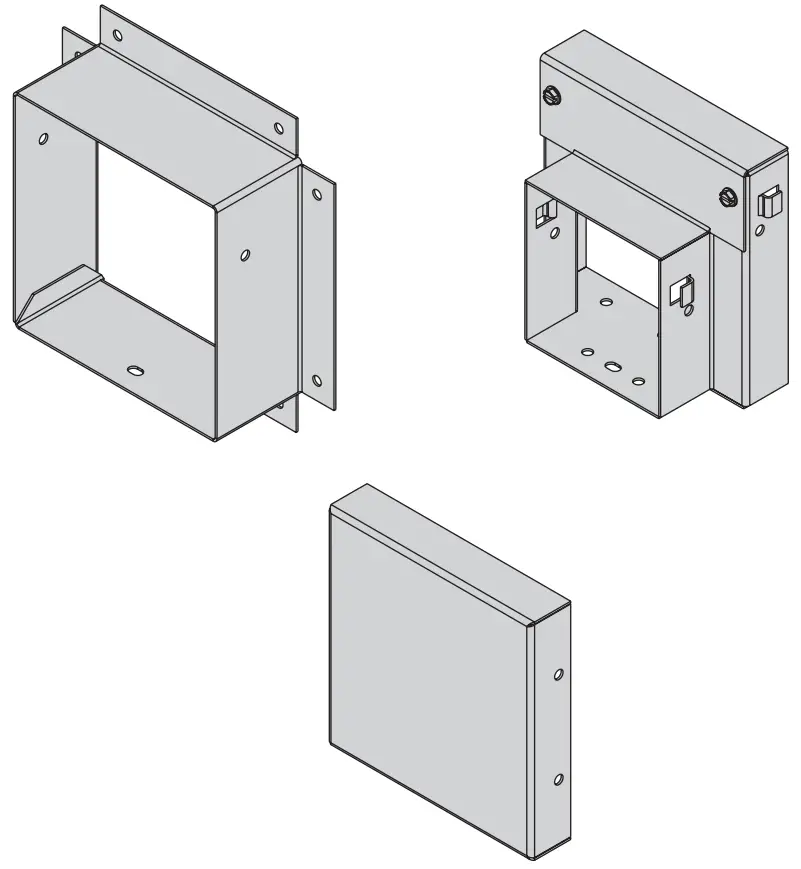 nVent HOFFMAN F88T3R66R Commercial Lay in Painted Galvanized Hinged Cover