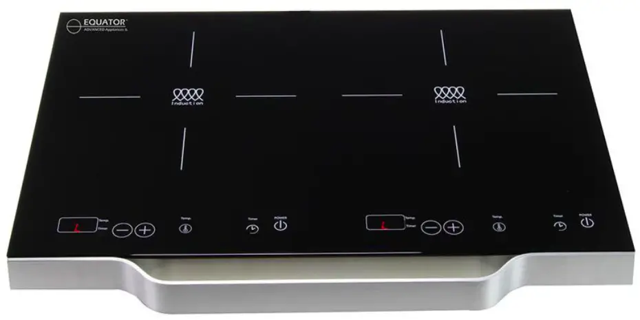 Equator PIC 200N Portable Dual Burner Induction Cooktop