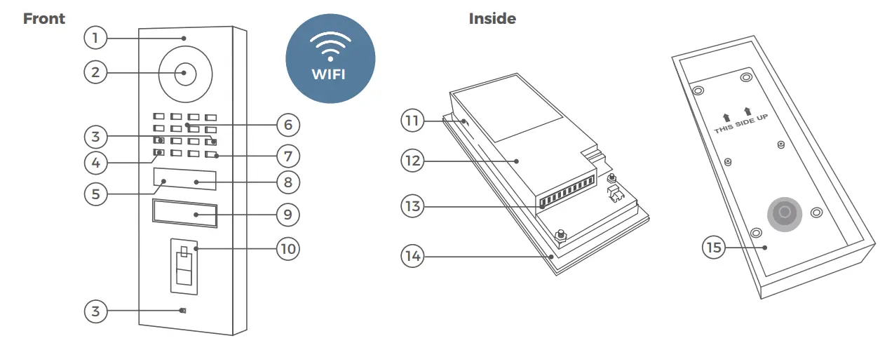 Doorbird D11X_FR IP Video Door Station - FINGERPRINT READER MODULE