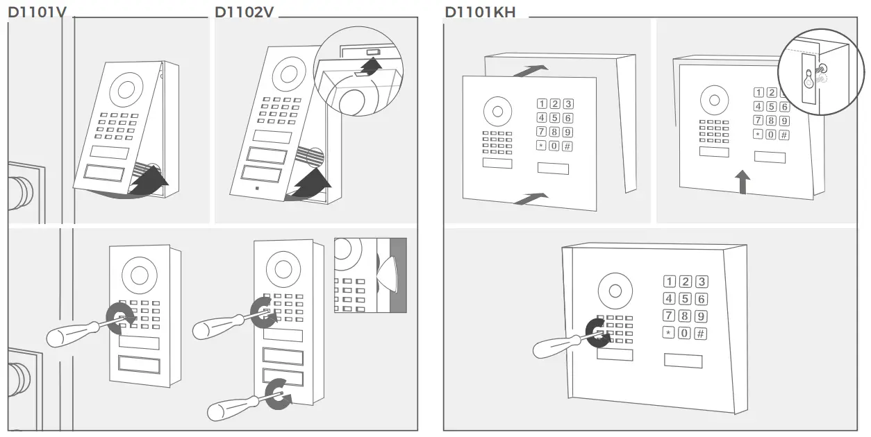 Doorbird D11X_FR IP Video Door Station - MOUNTNG HOUSING