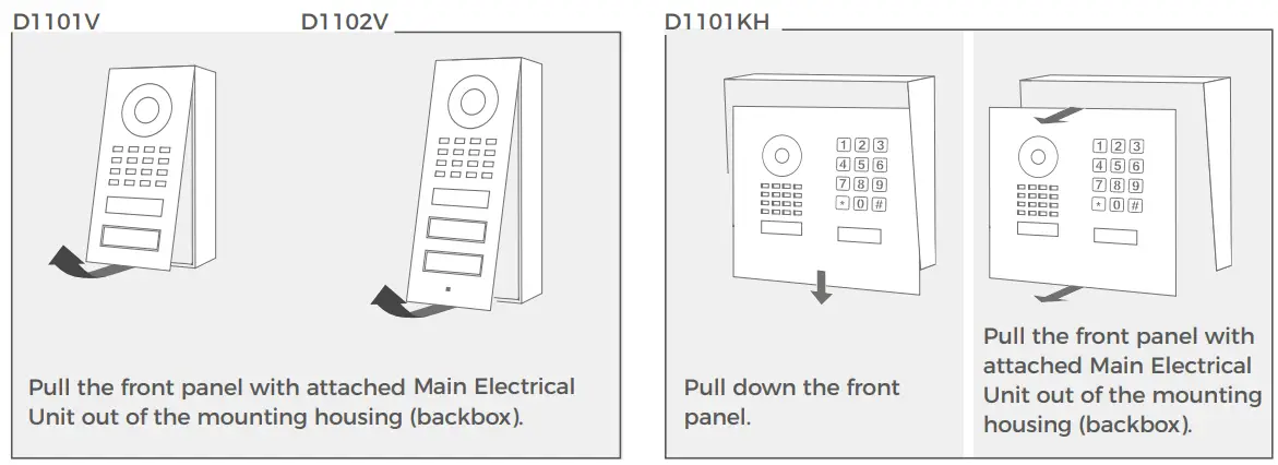 Doorbird D11X_FR IP Video Door Station - Main Electrical