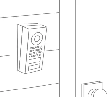 Doorbird D11X_FR IP Video Door Station - Wedge corner