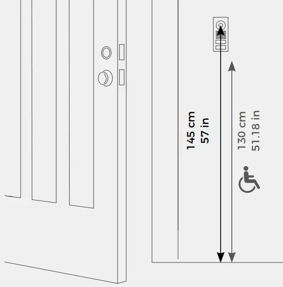 Doorbird D11X_FR IP Video Door Station - angle hemispheric