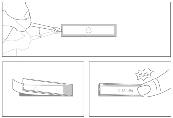 Doorbird D11X_FR IP Video Door Station - buttons with nameplate