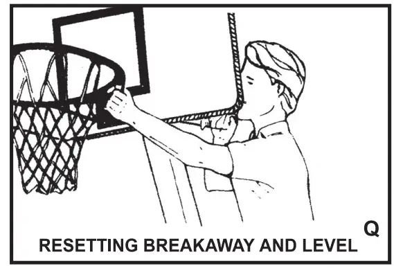 DUNN RITE Dunn Rite B100 Splash and Slam Portable Pool Basketball Set - Setap12