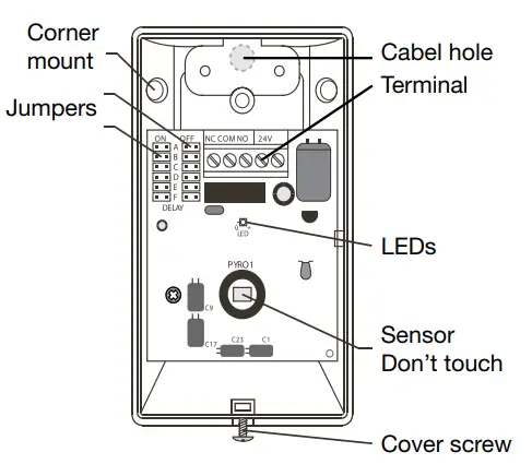 Lindab IR24-P Passive Infrared Occupancy Sensor - overview