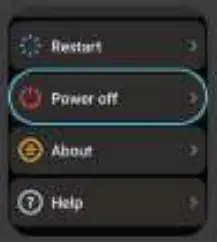 boAt Wave Max Smart Watch - poer off