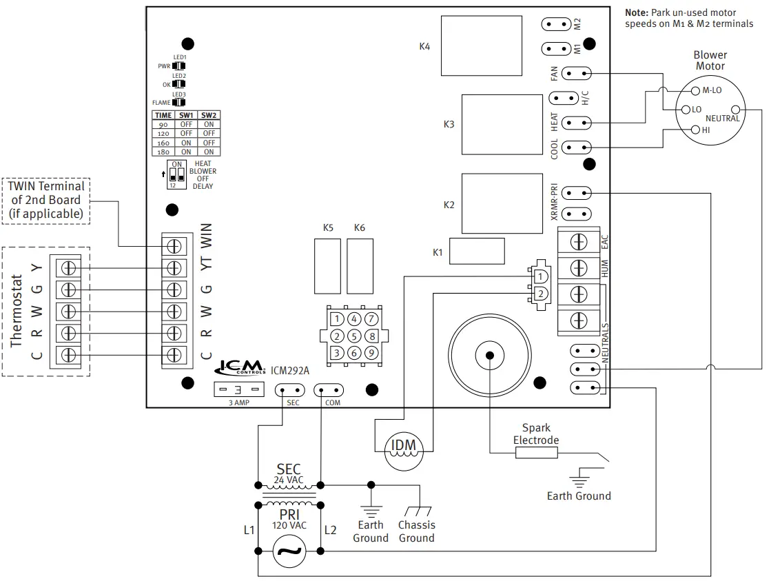 ICM CONTROLS ICM292A Gas Ignition Control Board - fig