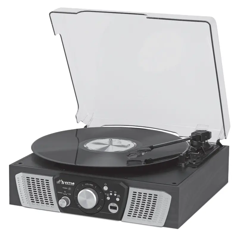 VHRP-1100 5-IN-1 Turntable System