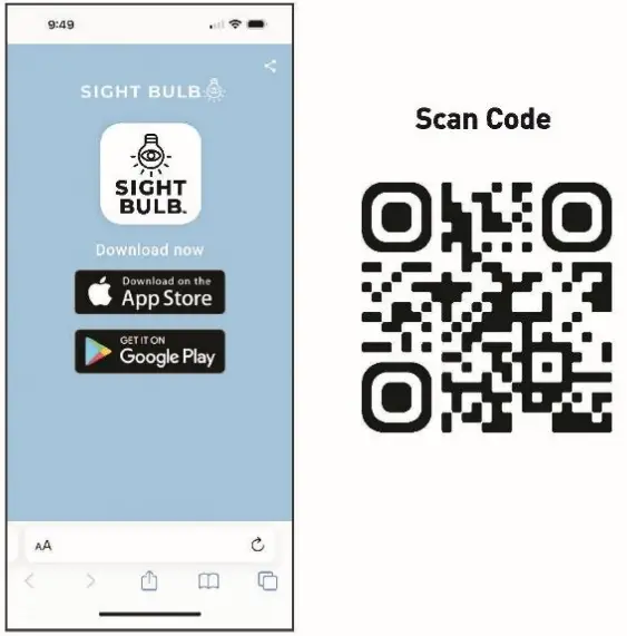 Trend Makers Sight Bulb Wifi Smart Camera - Qr Code 1