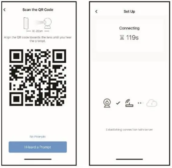 Trend Makers Sight Bulb Wifi Smart Camera - Qr Code 2