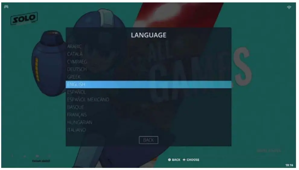 JMachen Hyper Base FC Video Game Console - Enter LANGUAGE and choose your preferred one from the list 2