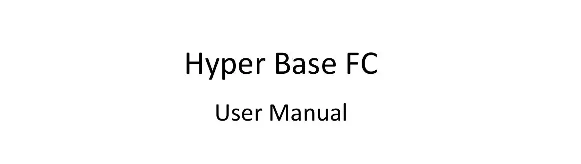 JMachen Hyper Base FC Video Game Console User Manual