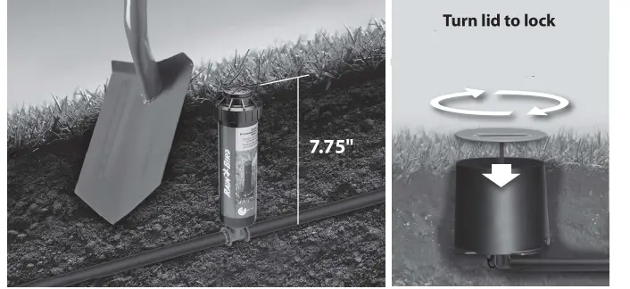 RAIN BIRD 32HE Sprinkler System - step 10