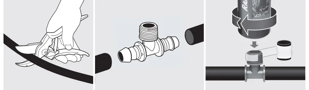 RAIN BIRD 32HE Sprinkler System - step 5