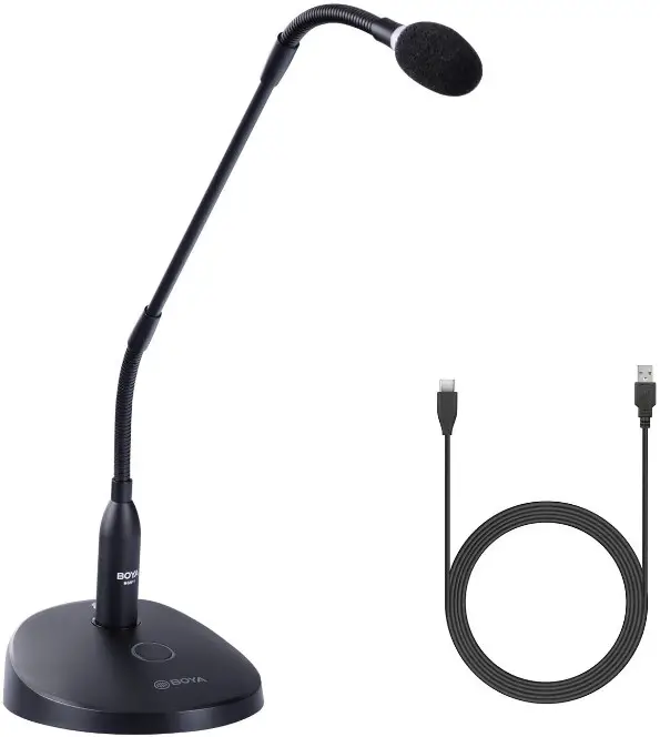 BOYA BY-GM18CU Desktop Gooseneck Condenser Microphone