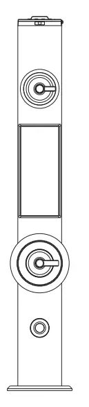 VIVITAR V60093BT NOC Wireless Light Up Tower Speaker