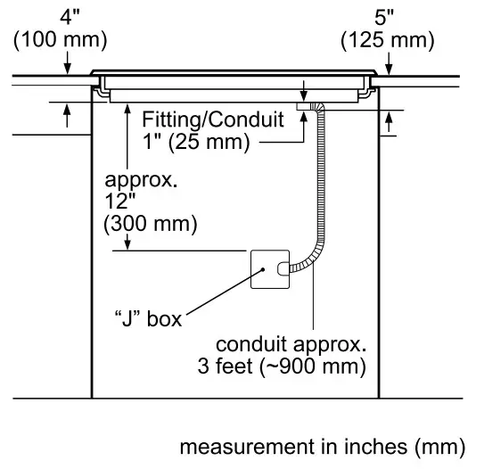 Thermador CET305YB Series 30 Built In Electric Cooktop - Measurements1