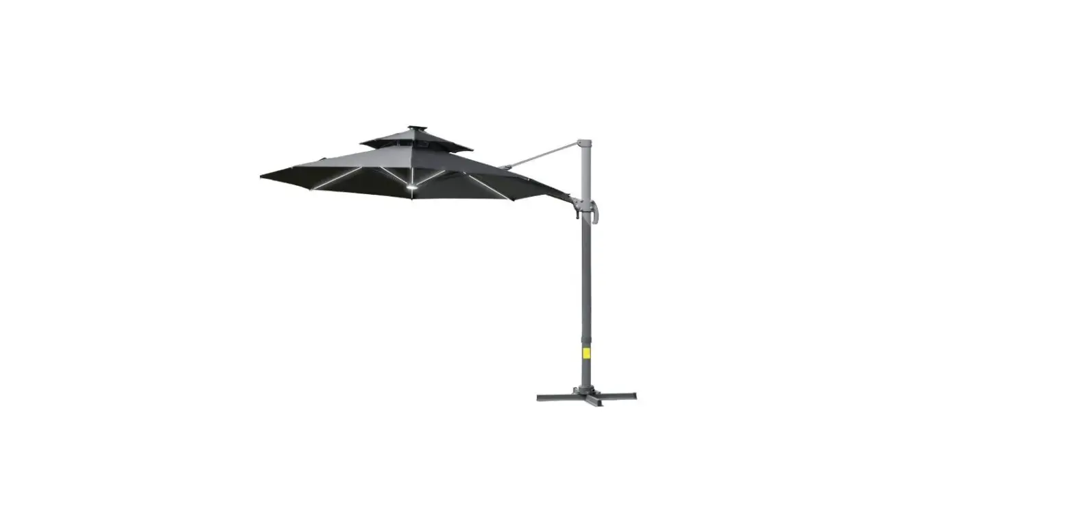 Outsunny 84d-209v00 Cantilever Parasol Installation Guide