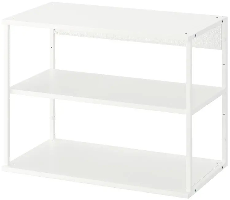 IKEA 504.525.51 PLATSA Open Shelving Unit Wardrobe with 6 Drawers