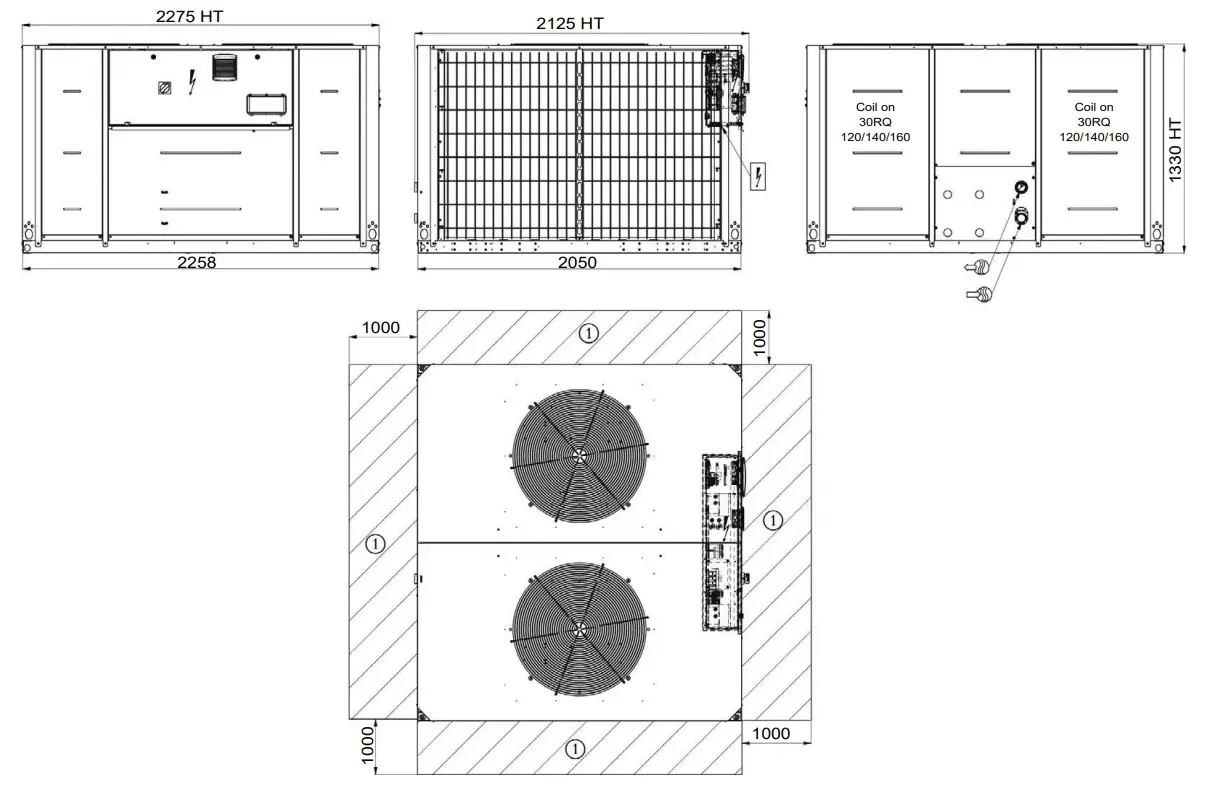 Dimensions/clearances