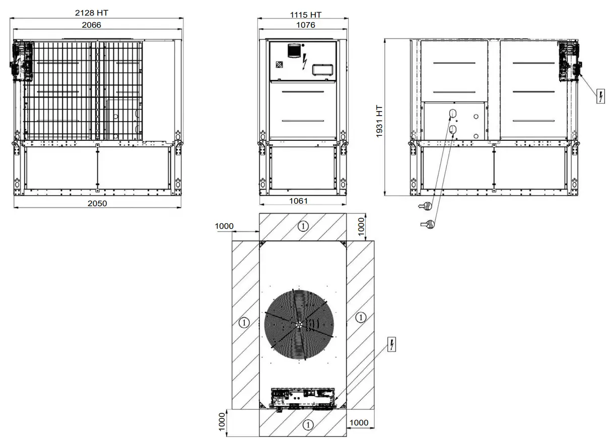 Dimensions/clearances