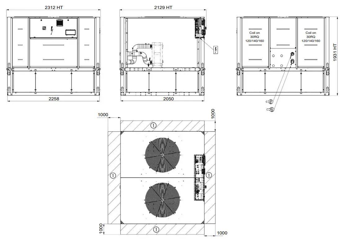Dimensions/clearances