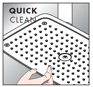 hansgrohe 27381000 Raindance E Air 1jet Overhead Shower fig-11