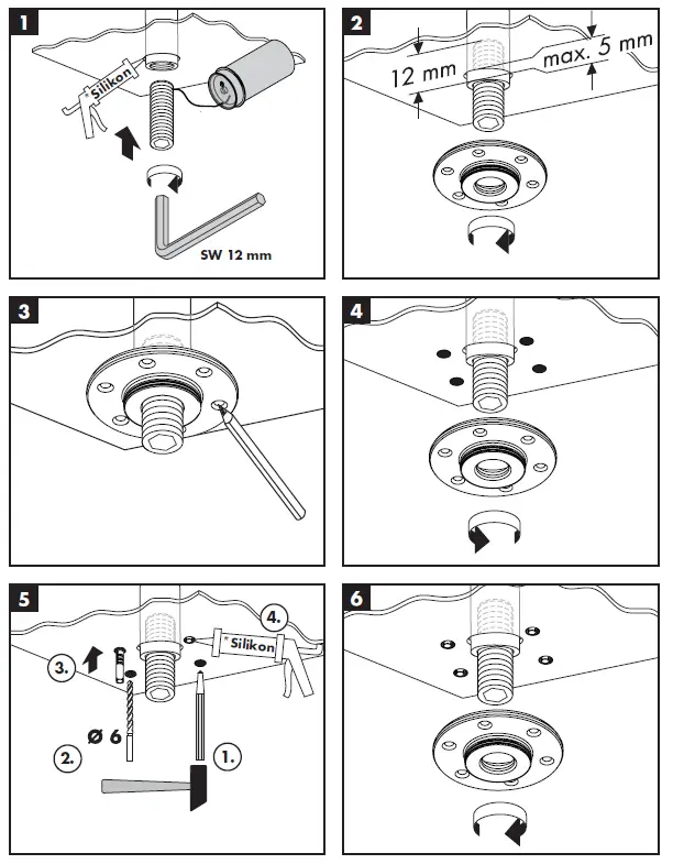 hansgrohe 27381000 Raindance E Air 1jet Overhead Shower fig-6