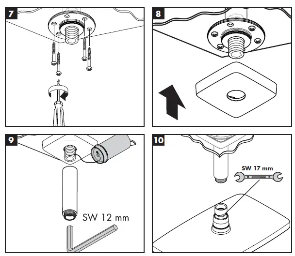 hansgrohe 27381000 Raindance E Air 1jet Overhead Shower fig-7